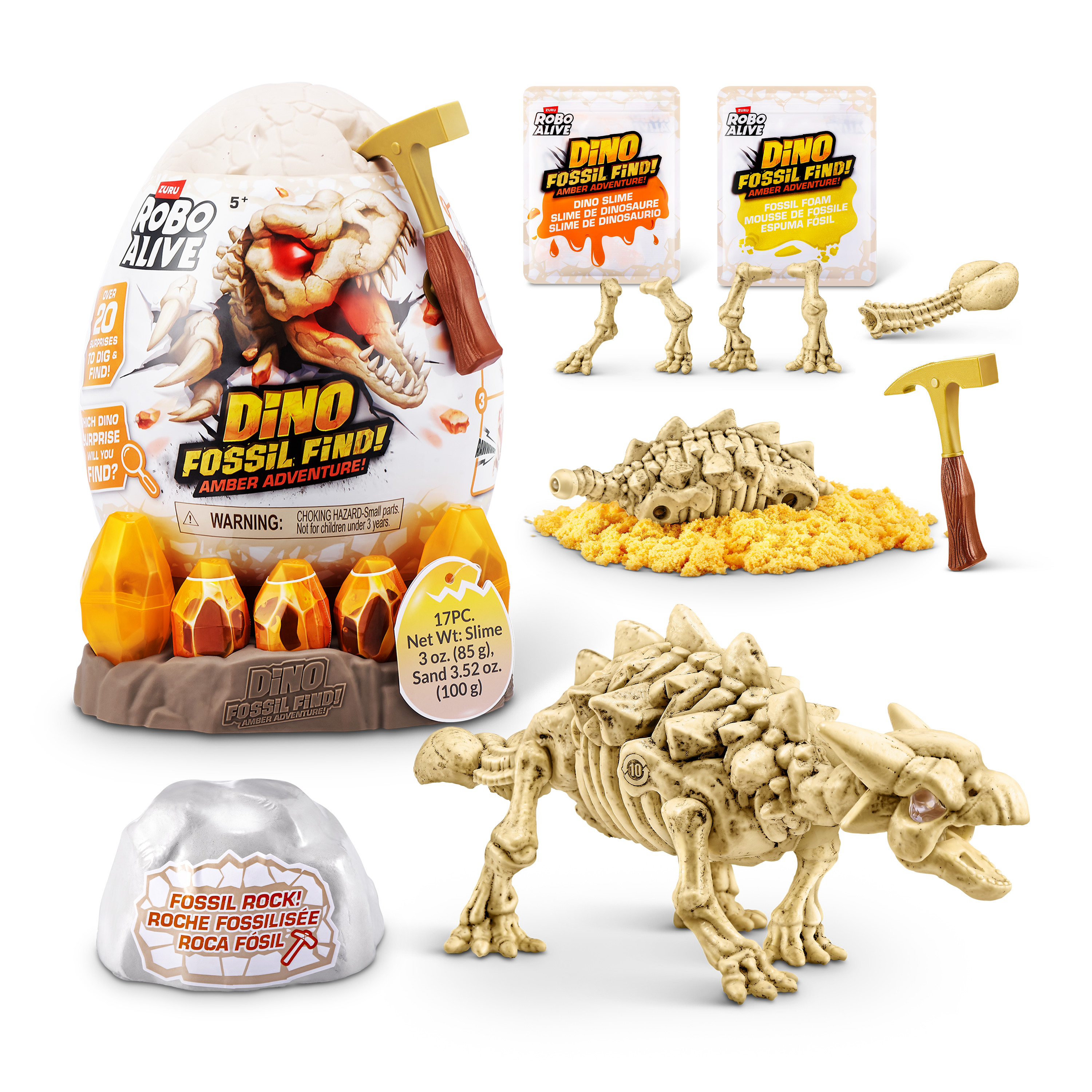 Набор для раскопок Zuru ROBO ALIVE Янтарное приключение в ассортименте - фото 11