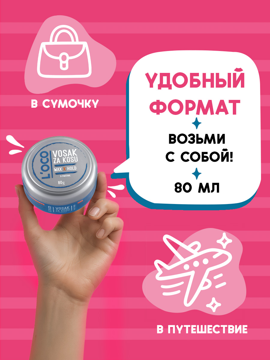 Воск lOCO для укладки волос - фото 12