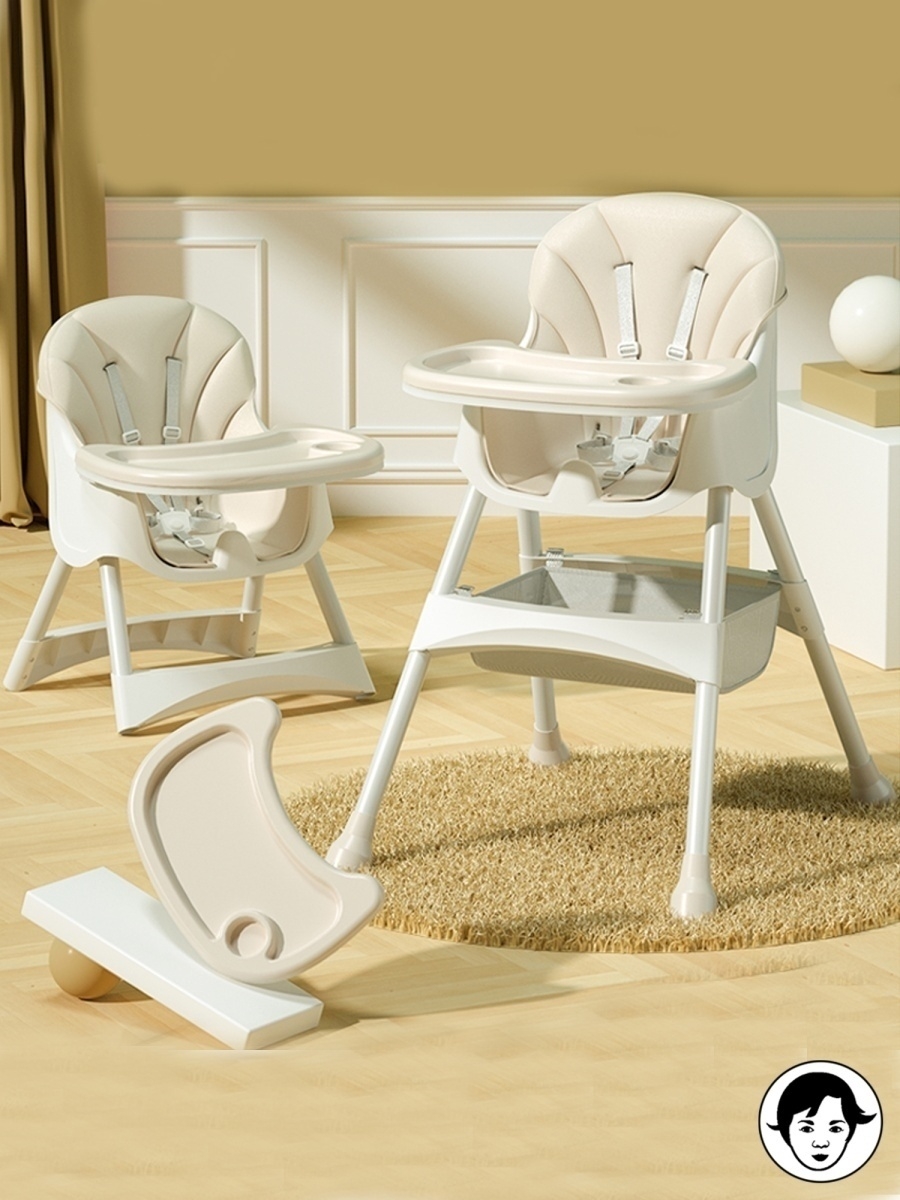 Стульчик для кормления TOMMY Eat and Relax бежевый - фото 1