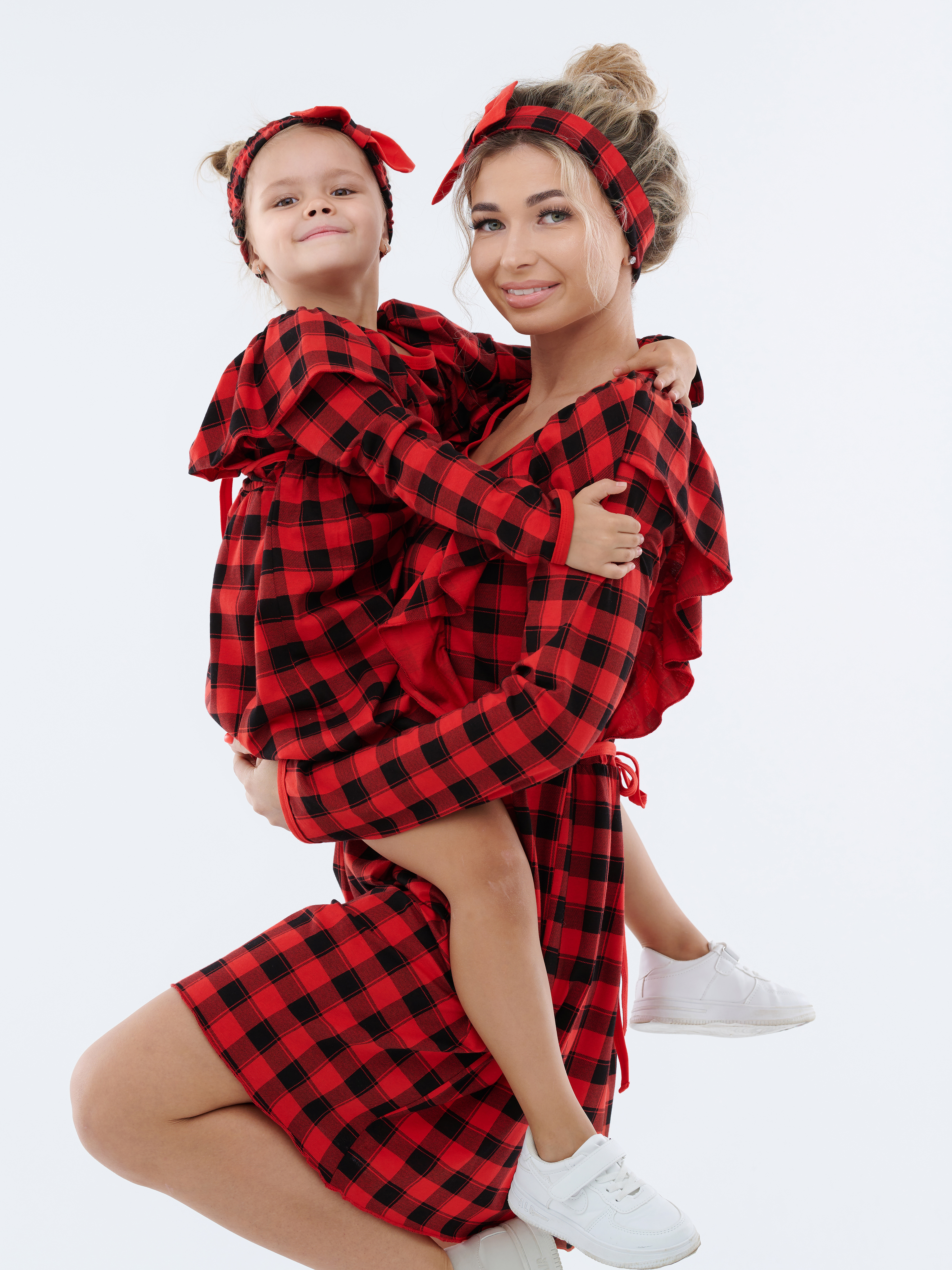 Платье КрутышОк Т-073 черный, красный - фото 2