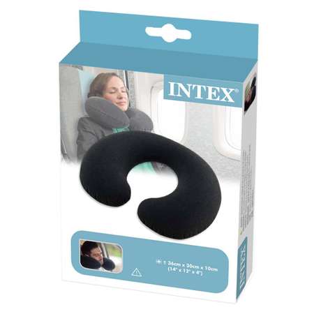 Подушка надувная INTEX для шеи 36х30х10см 68675