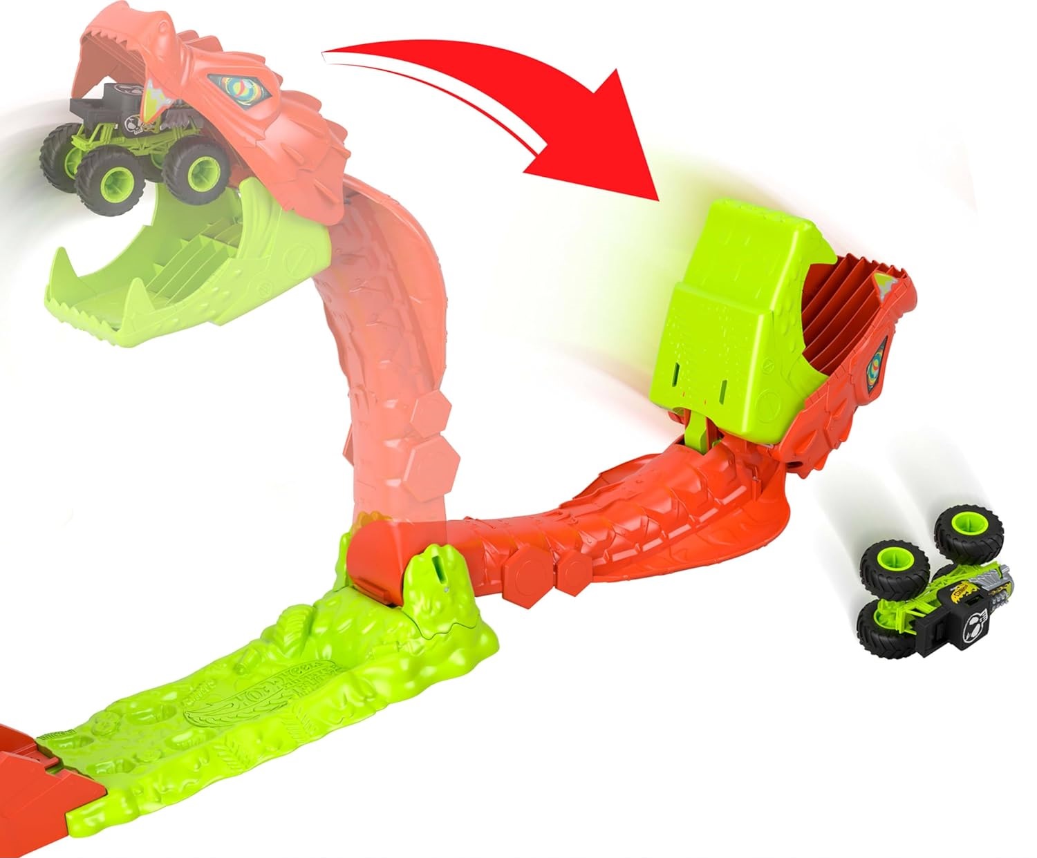 Трек Hot Wheels Вызов змеи JJN44 - фото 4