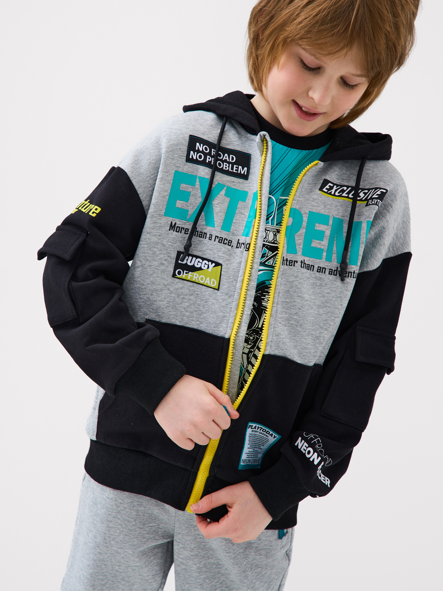 Толстовка PlayToday 12611140 - фото 4