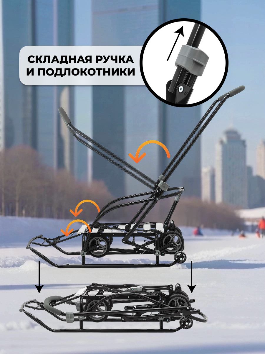 Санки-коляска NiKA kids - фото 4