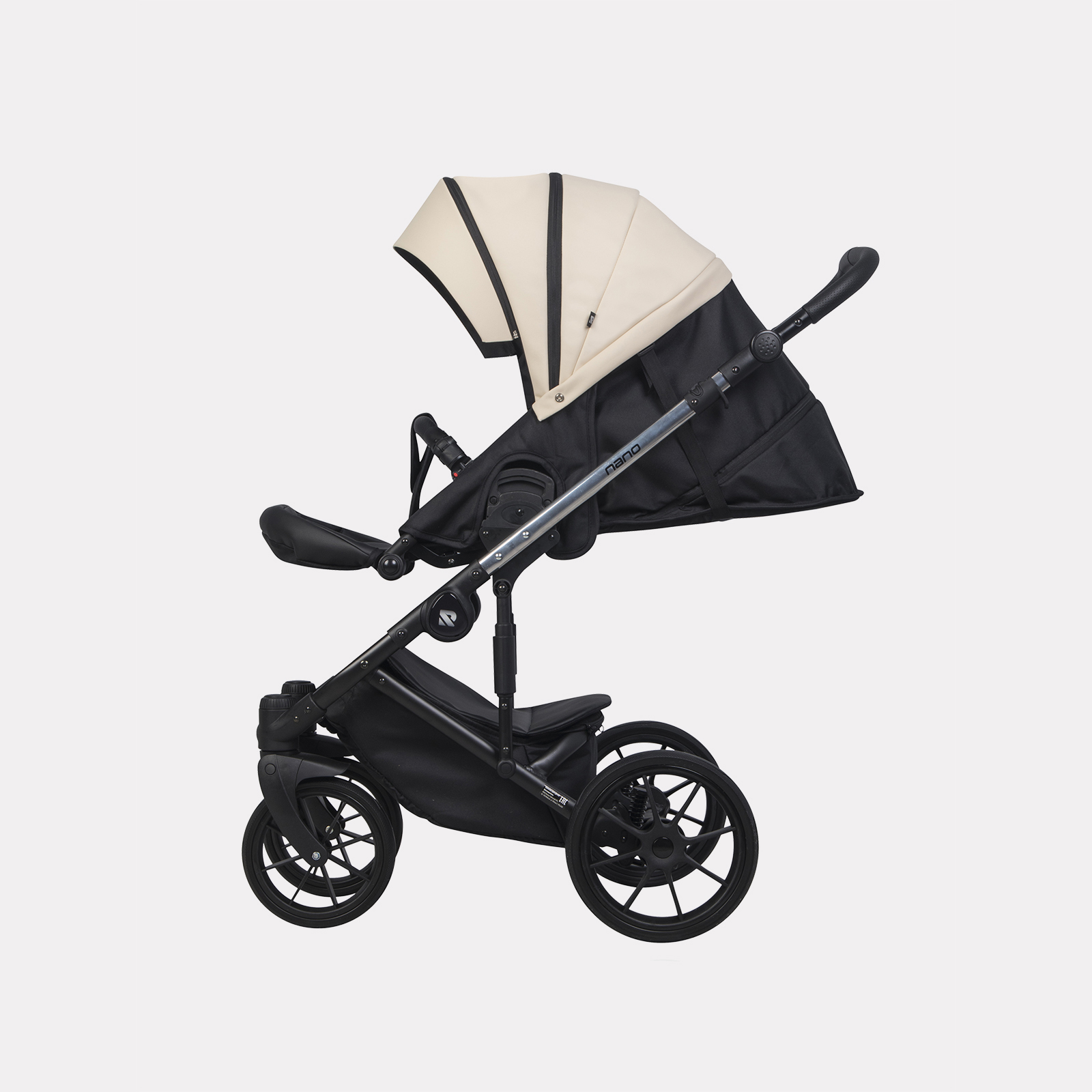 Коляска 2в1 Riko Nano Thermo Ecco бежевый - фото 11