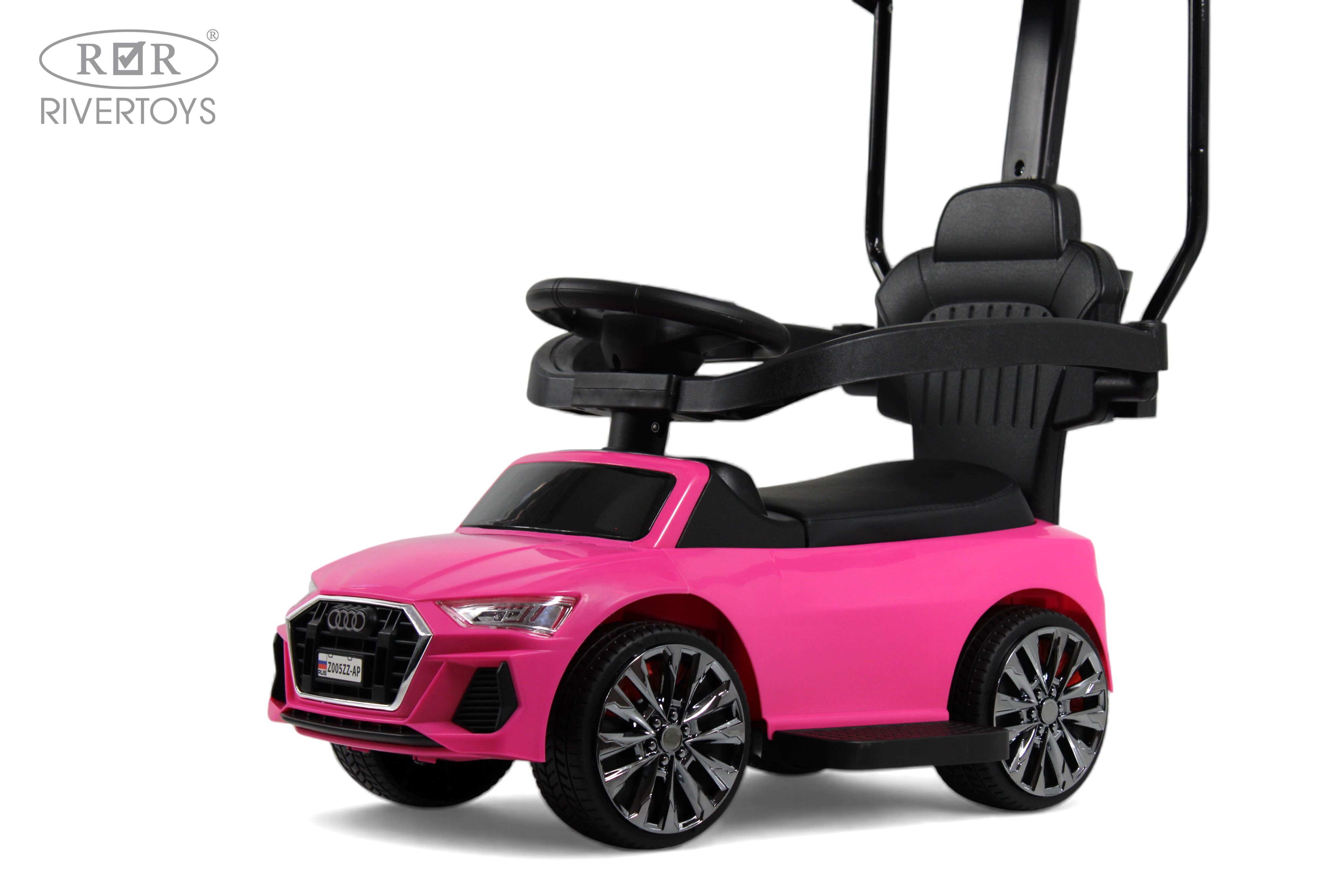 Каталка RIVERTOYS Z005ZZ-AP-PINK розовый - фото 9