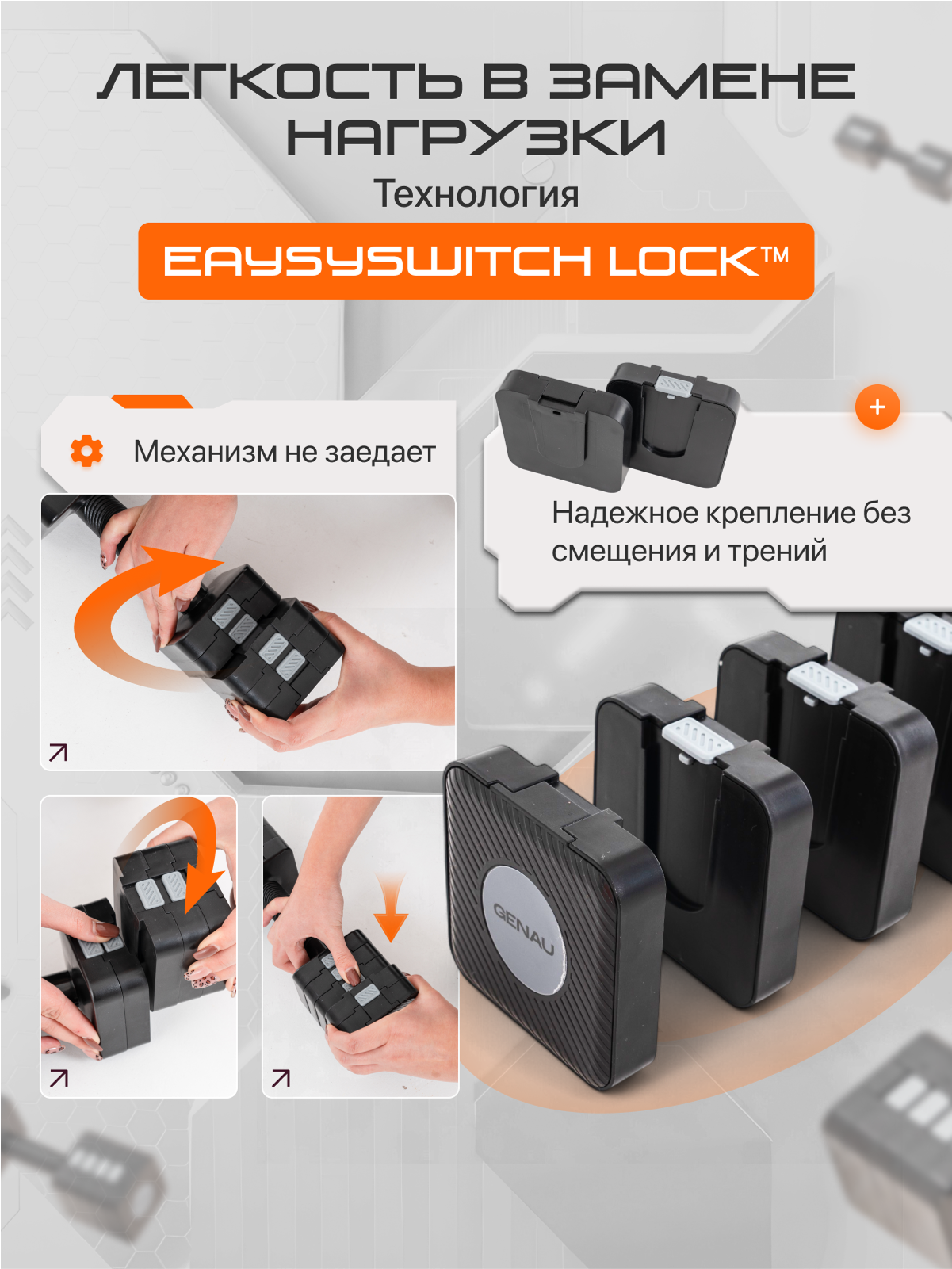 Гантели GENAU Best Dumbbell - фото 3