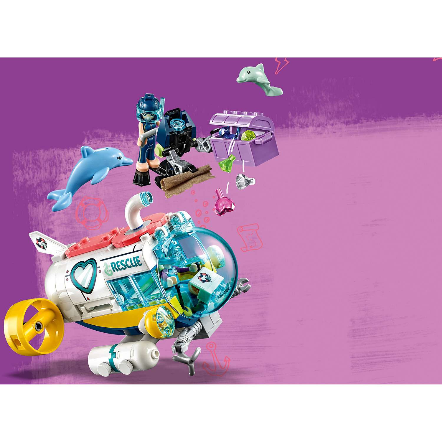 Конструктор LEGO Friends Спасение дельфинов блочный - фото 11