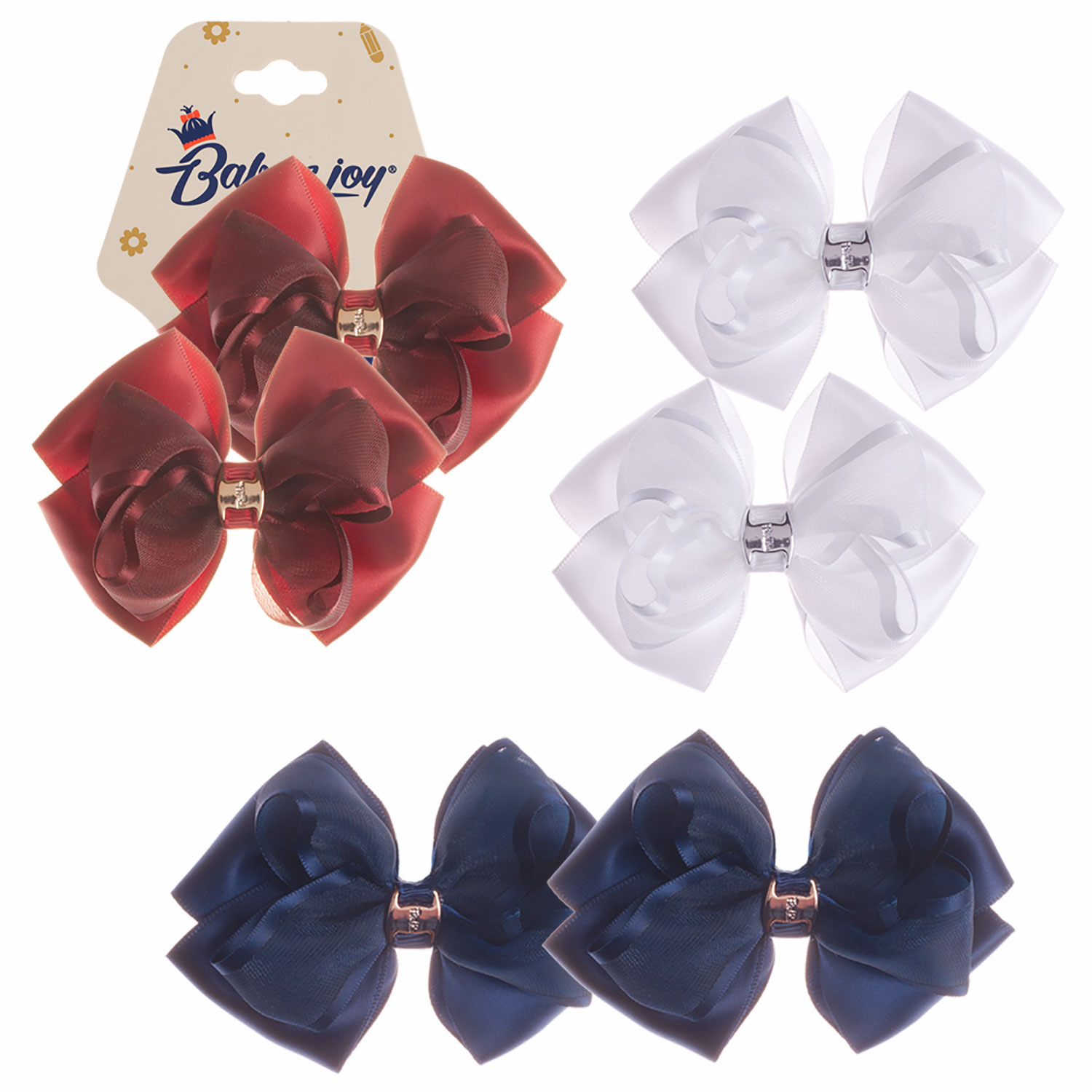 Банты Babys JOY 2шт в ассортименте BS50-2 BS50-2 - фото 1