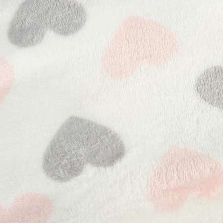 Плед-покрывало Babyton MICRO FLANNEL Сердечки