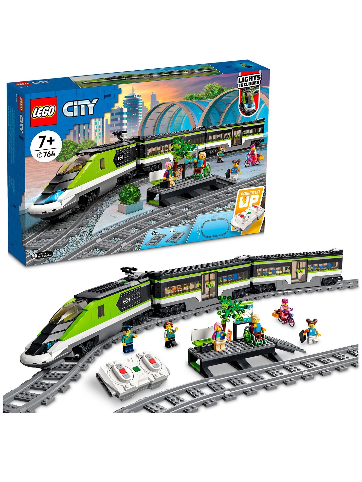 Конструктор LEGO City Пассажирский поезд экспресс 764 дет. - фото 5