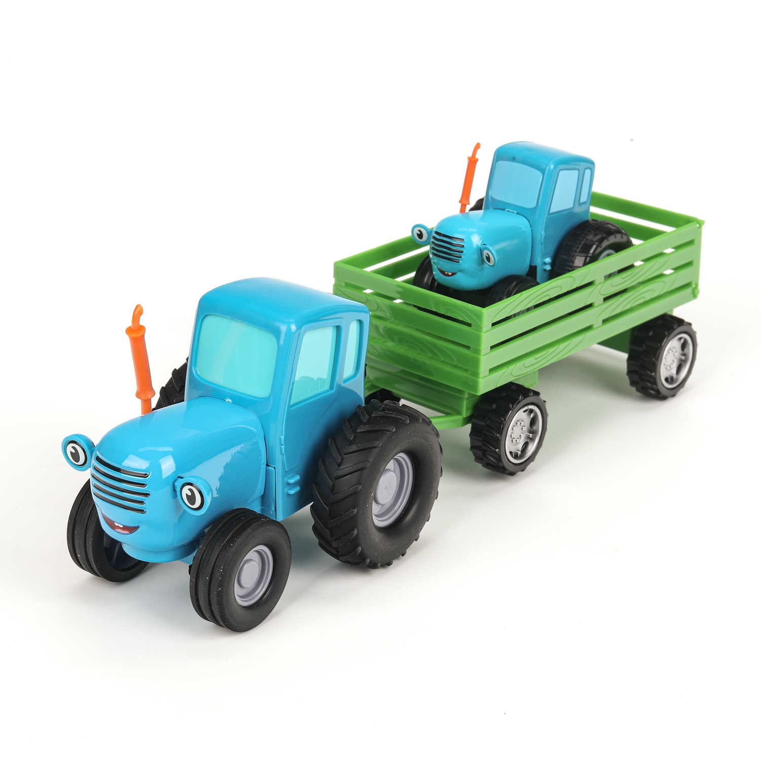 Трактор Технопарк Синий трактор 406312 - фото 4