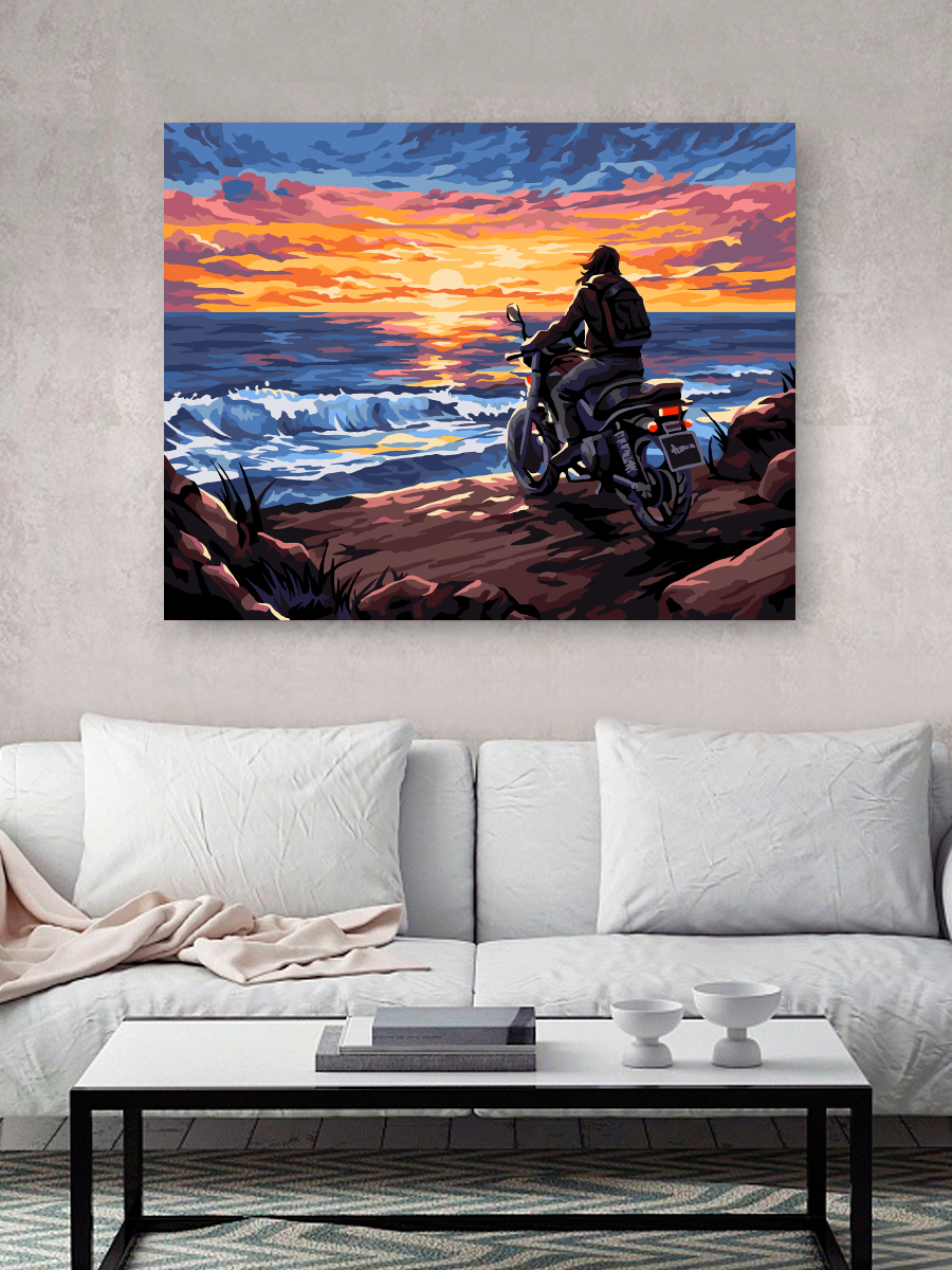 Картина по номерам Hobby Paint Уехать в закат в ассортименте - фото 3