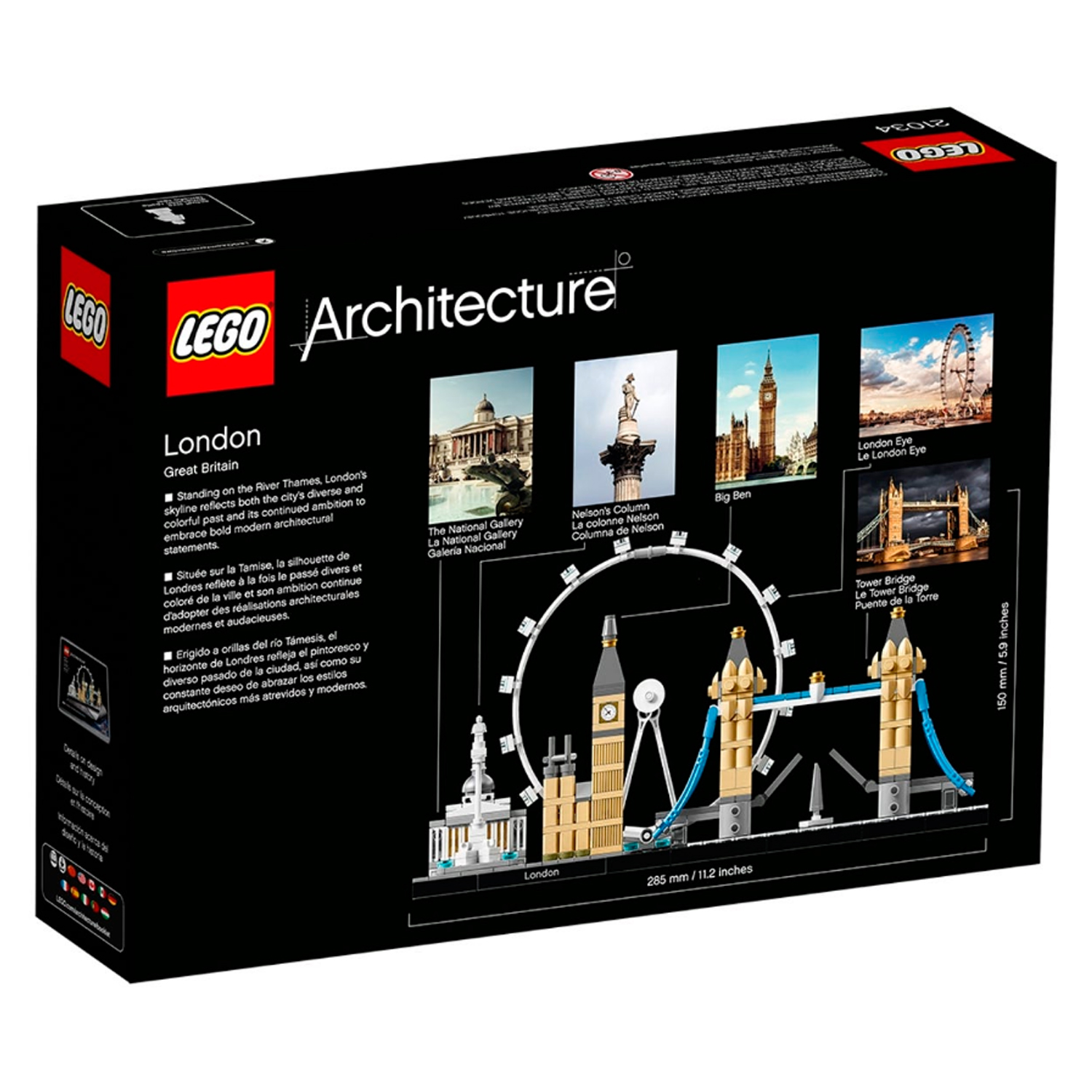 Конструктор LEGO Architecture Лондон блочный - фото 5