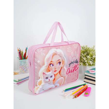 Папка с ручками MeLLi School А4