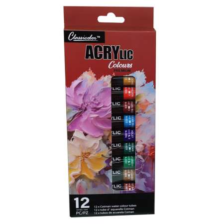Краски акриловые Classicolor 12 цв.