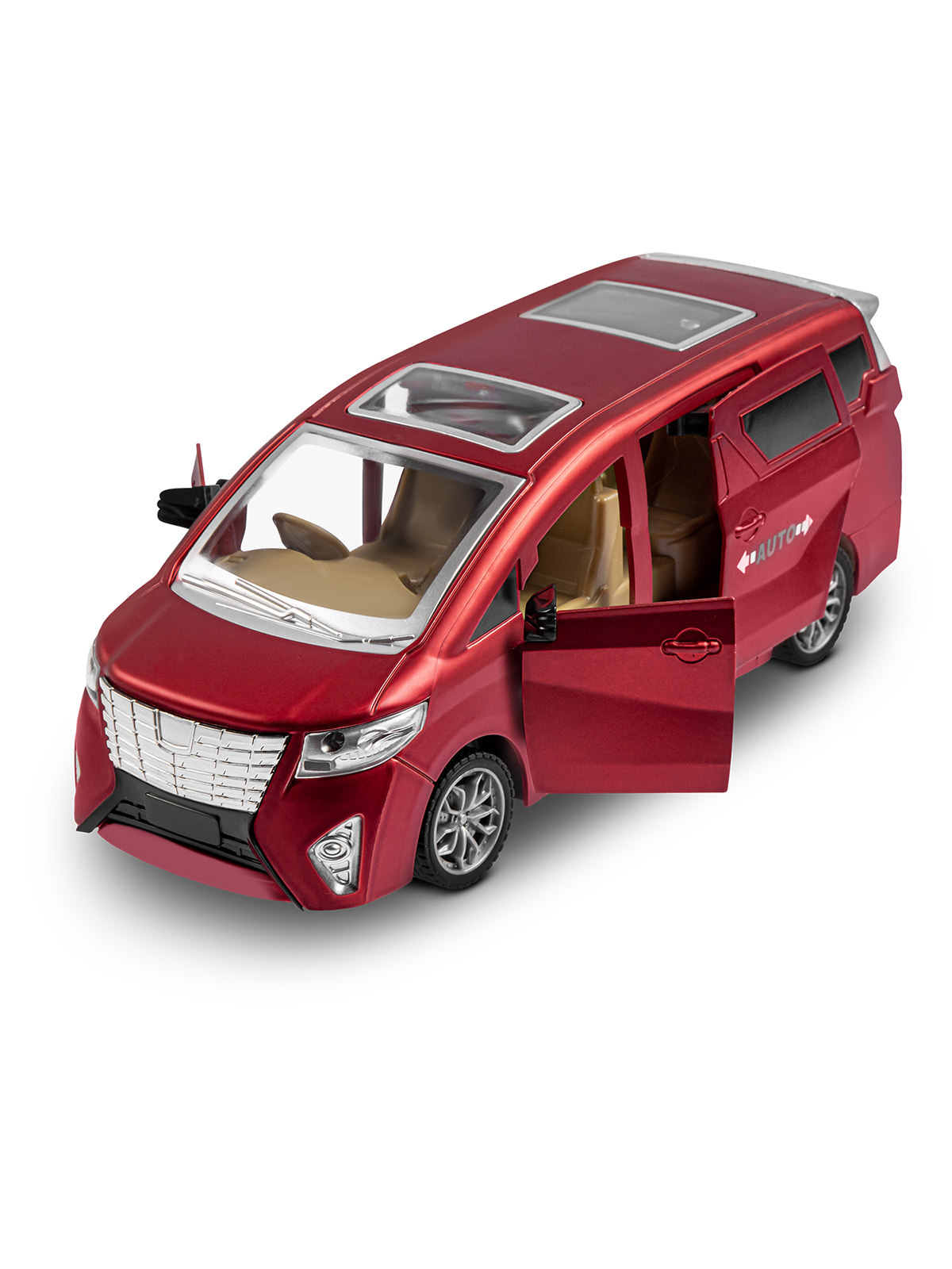 Автобус РУ AUTODRIVE Красный в белой коробке - фото 14