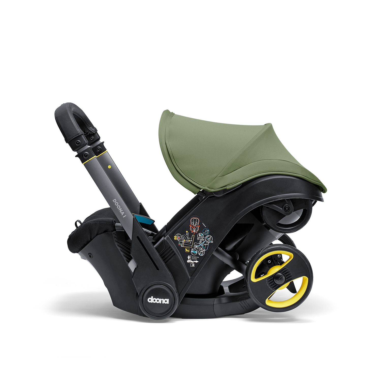 Автокресло Doona i, цвет: Desert Green Isofix 0 (0 -13 кг) - фото 22