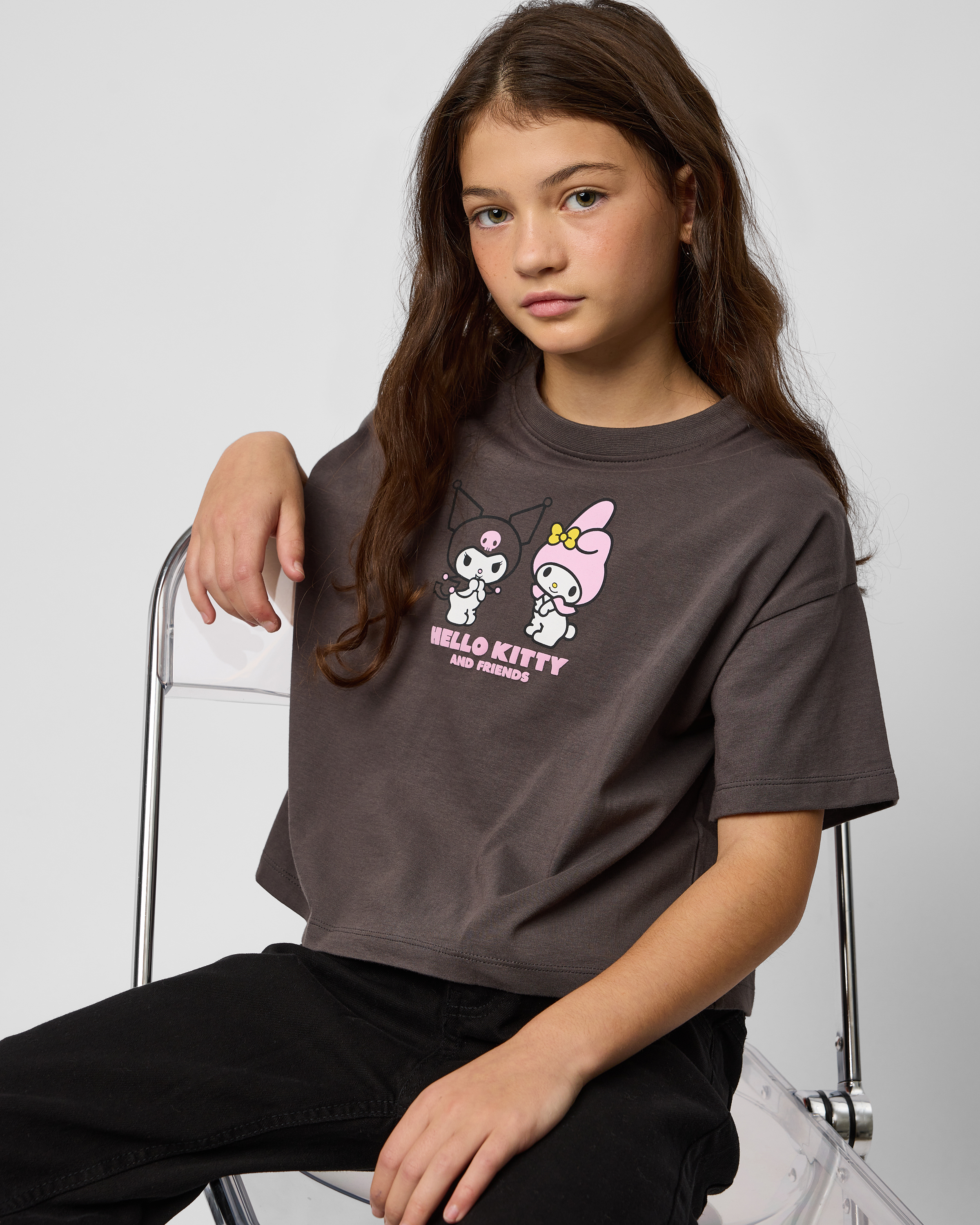 Футболка HELLO KITTY AND FRIENDS W25LC3-H9A3293tg-DG - фото 5