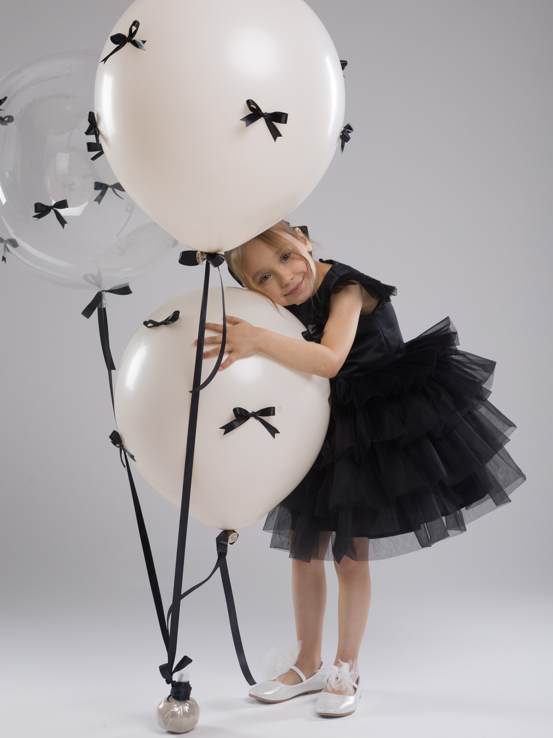 Платье LELUkids 1231.24_зефирка_черный - фото 14