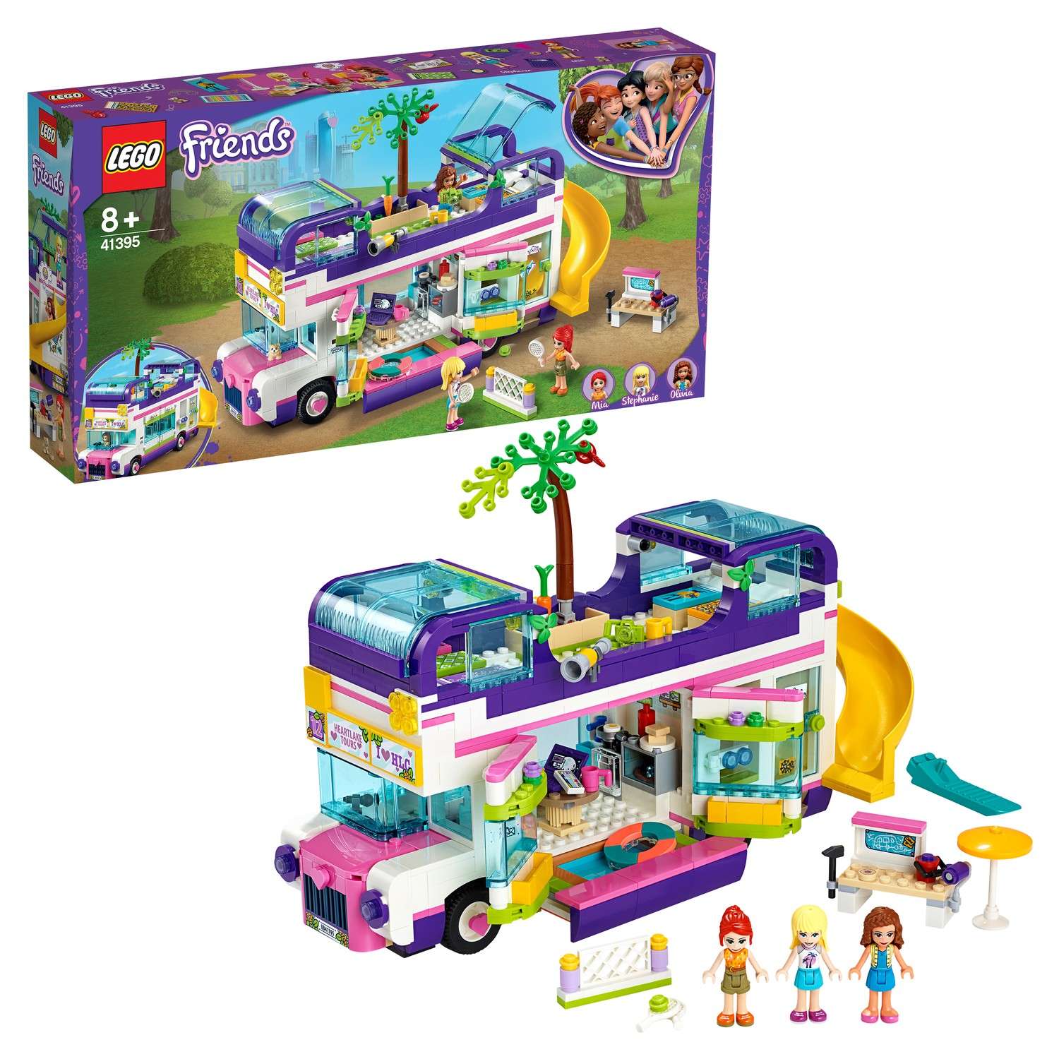 Конструктор LEGO Friends Автобус для друзей блочный - фото 1