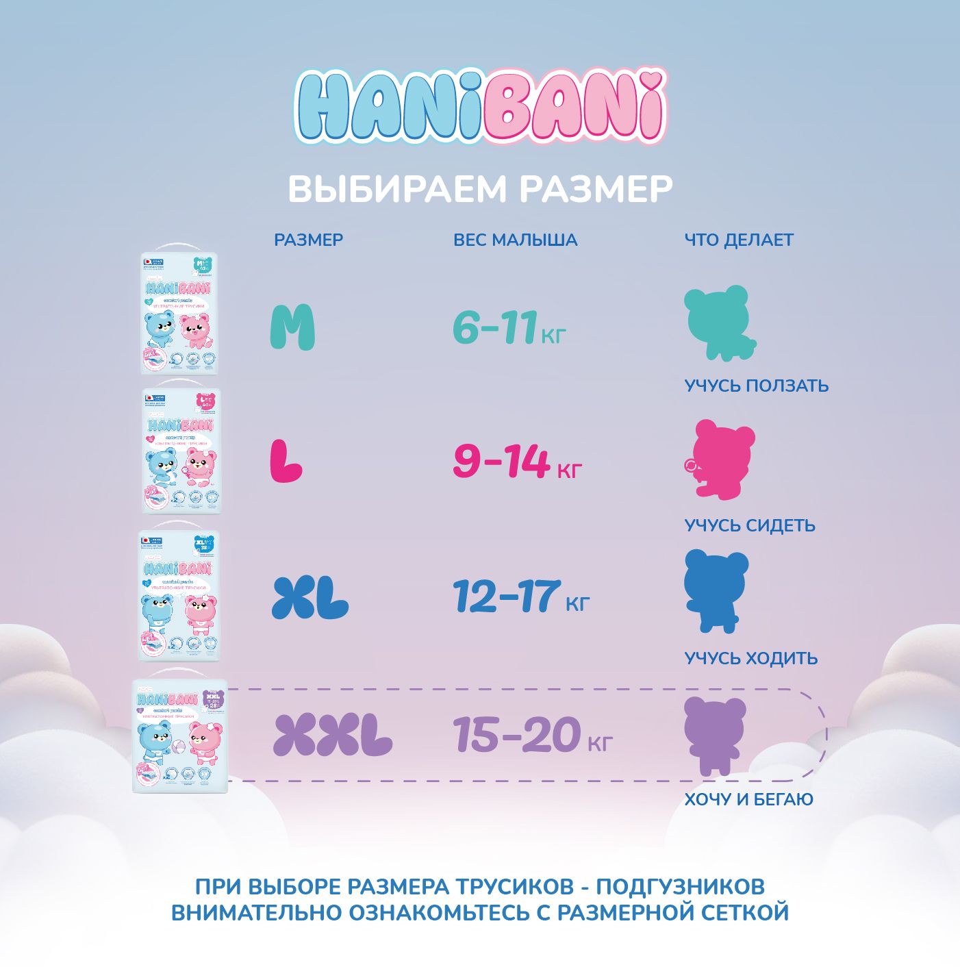 Подгузники HANIBANI Comfort XXL (15-20 кг) 28 шт. - фото 11