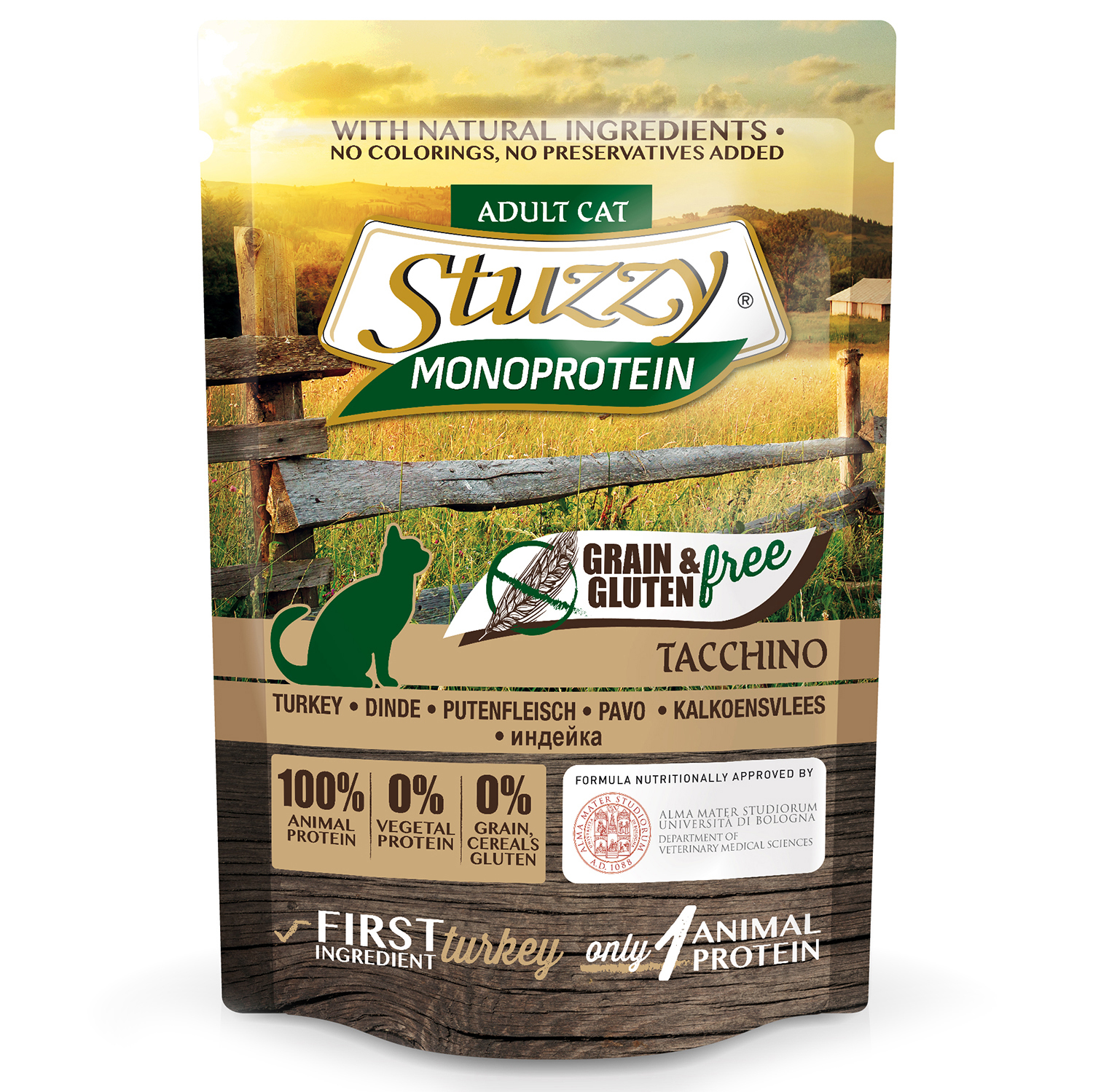 Корм для кошек Stuzzy Monoprotein индейка консервированный 85г - фото 1