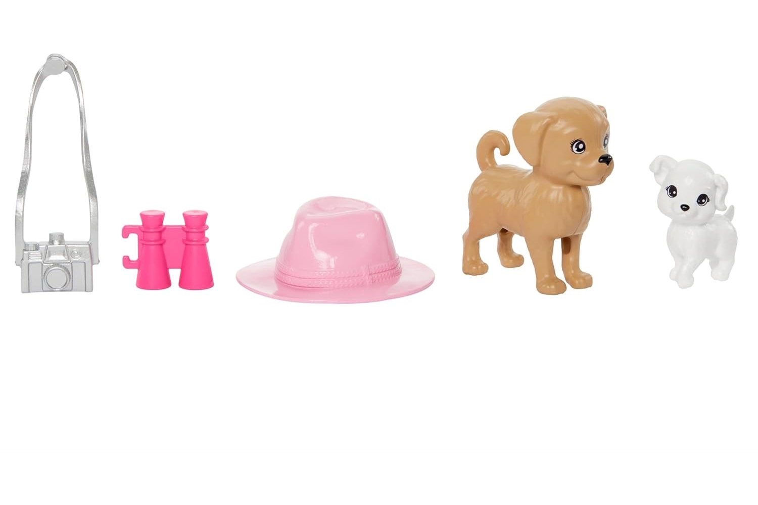 Кукла модельная Barbie Барби и Стейси с 2 собаками HRM09 - фото 3