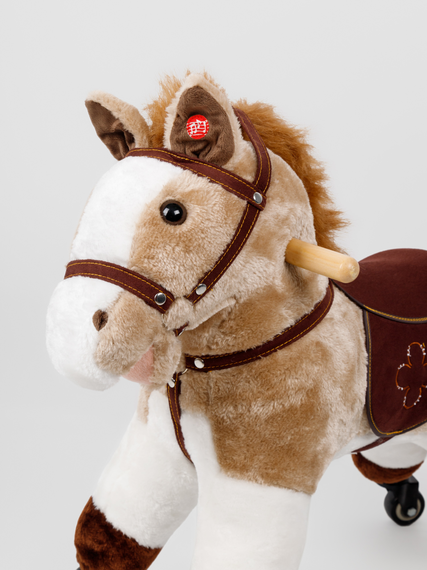 Каталка Amarobaby Funny Horse бежевый в ассортименте - фото 13