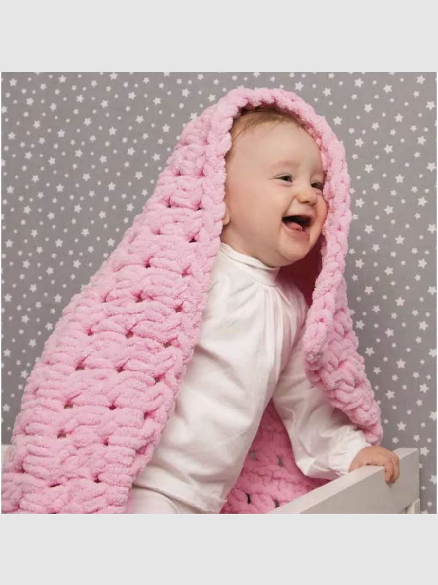 Пряжа для вязания Alize puffy 100 г 9 м микрополиэстер фантазийная плюшевая 16 голубой Сочи 5 мотков - фото 8