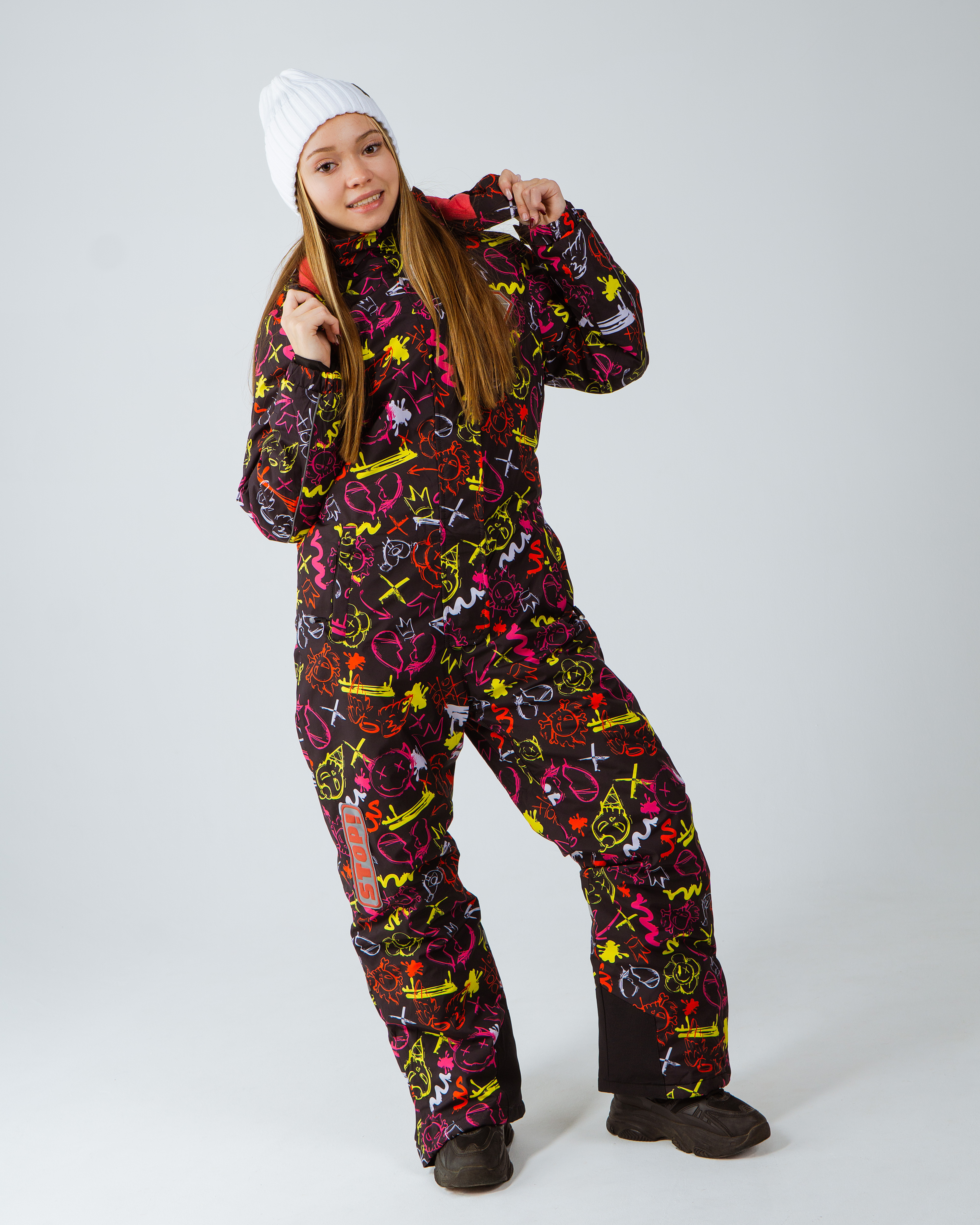 Комбинезон Saimaa GLO-10 черно-розовый - фото 6