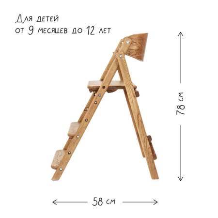Стульчик для кормления Klapp Kids Klapp Kids high-chair трансформер
