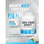 Протеин BiotechUSA 100% Pure Whey 2270 г. Бурбонская ваниль