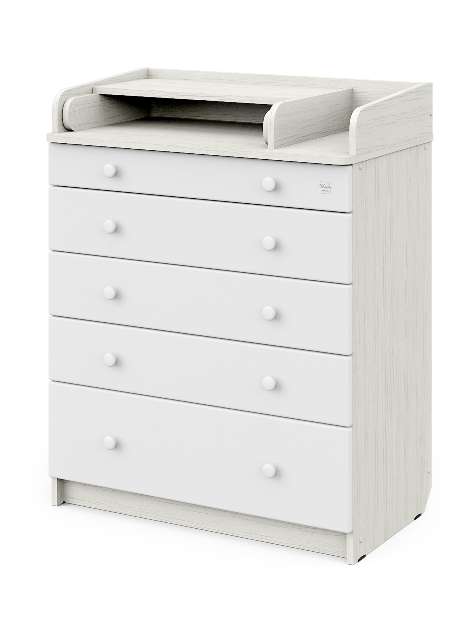 Комод пеленальный Aton Maks древесина белая белый - фото 1