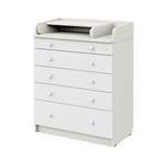 Комод пеленальный Aton Maks древесина белая белый