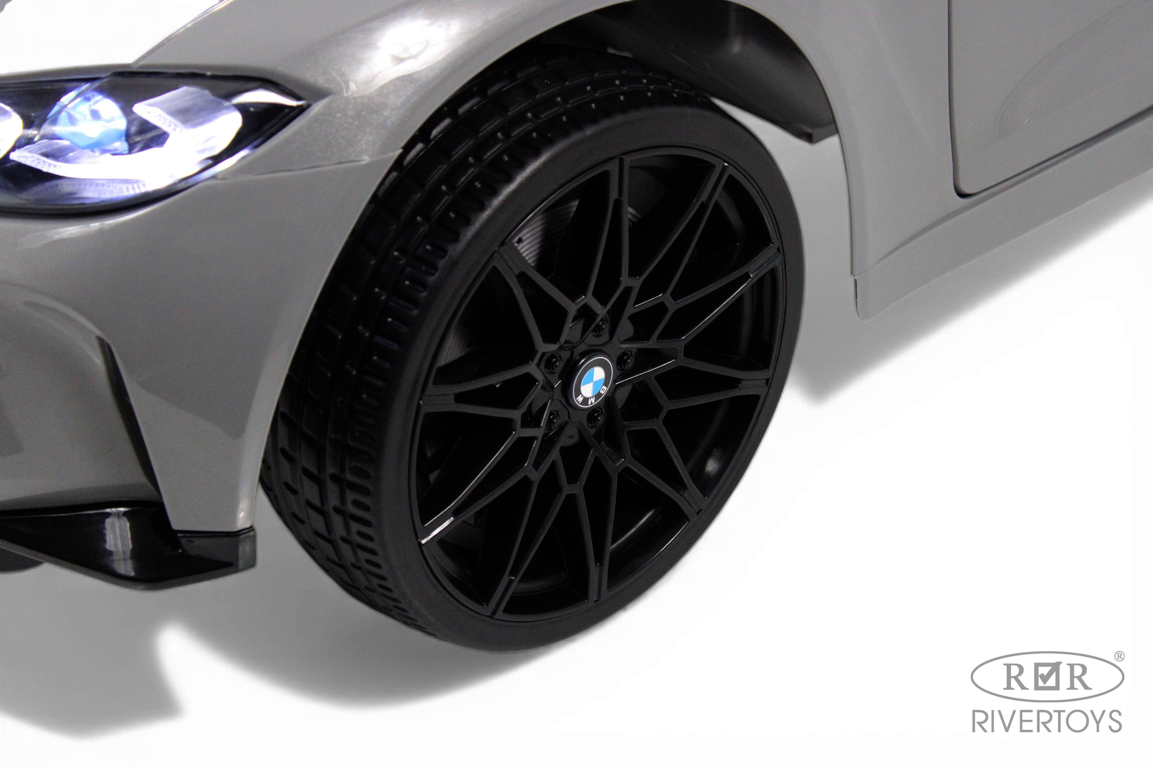 Электромобиль RIVERTOYS BMW A004AA-BMW-GREY С пультом ДУ - фото 17