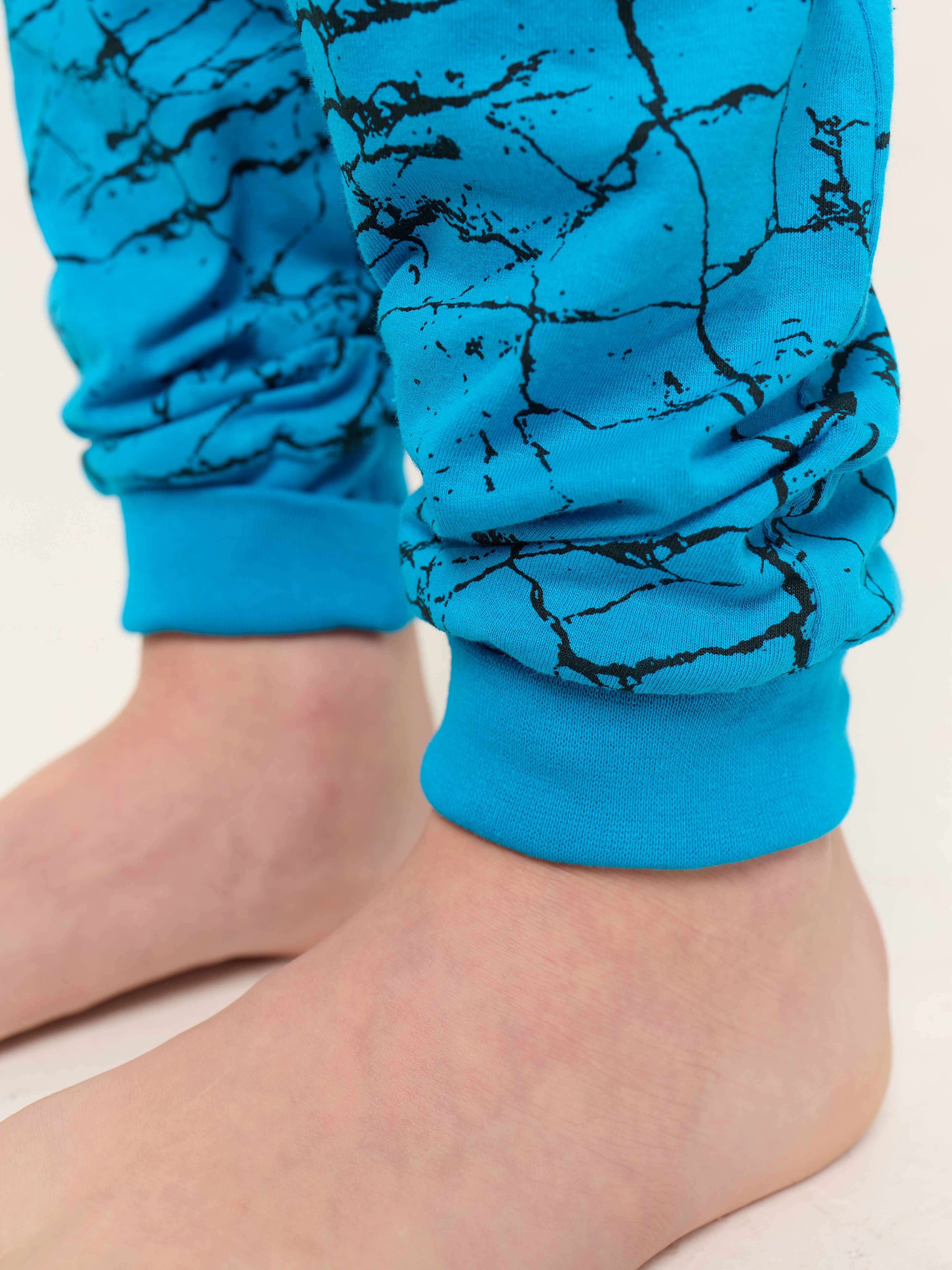 Пижама Весёлый человечек Д00113П/Мрамор - фото 7