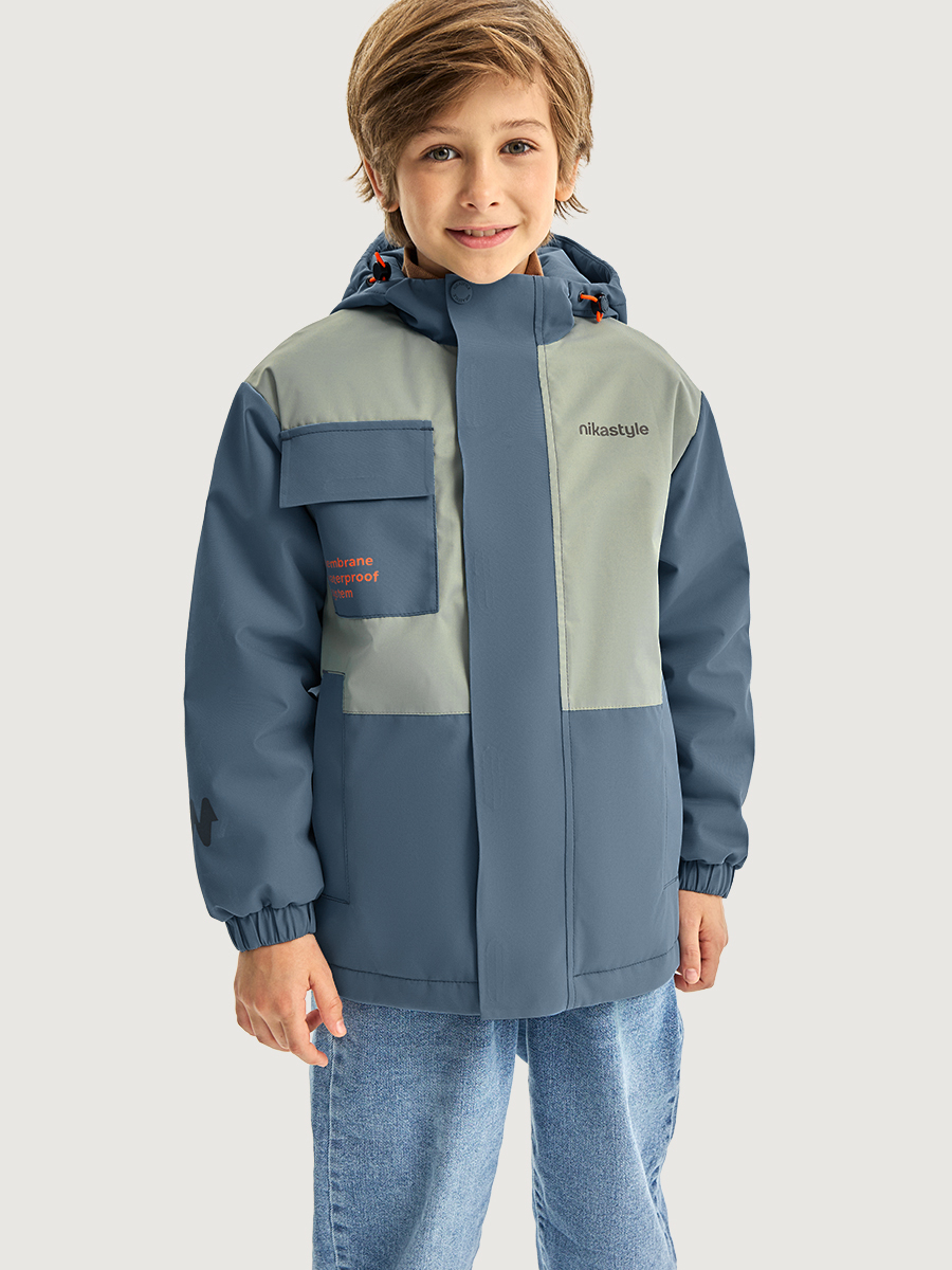 Куртка NIKASTYLE 4м5326 деним/фисташка - фото 5