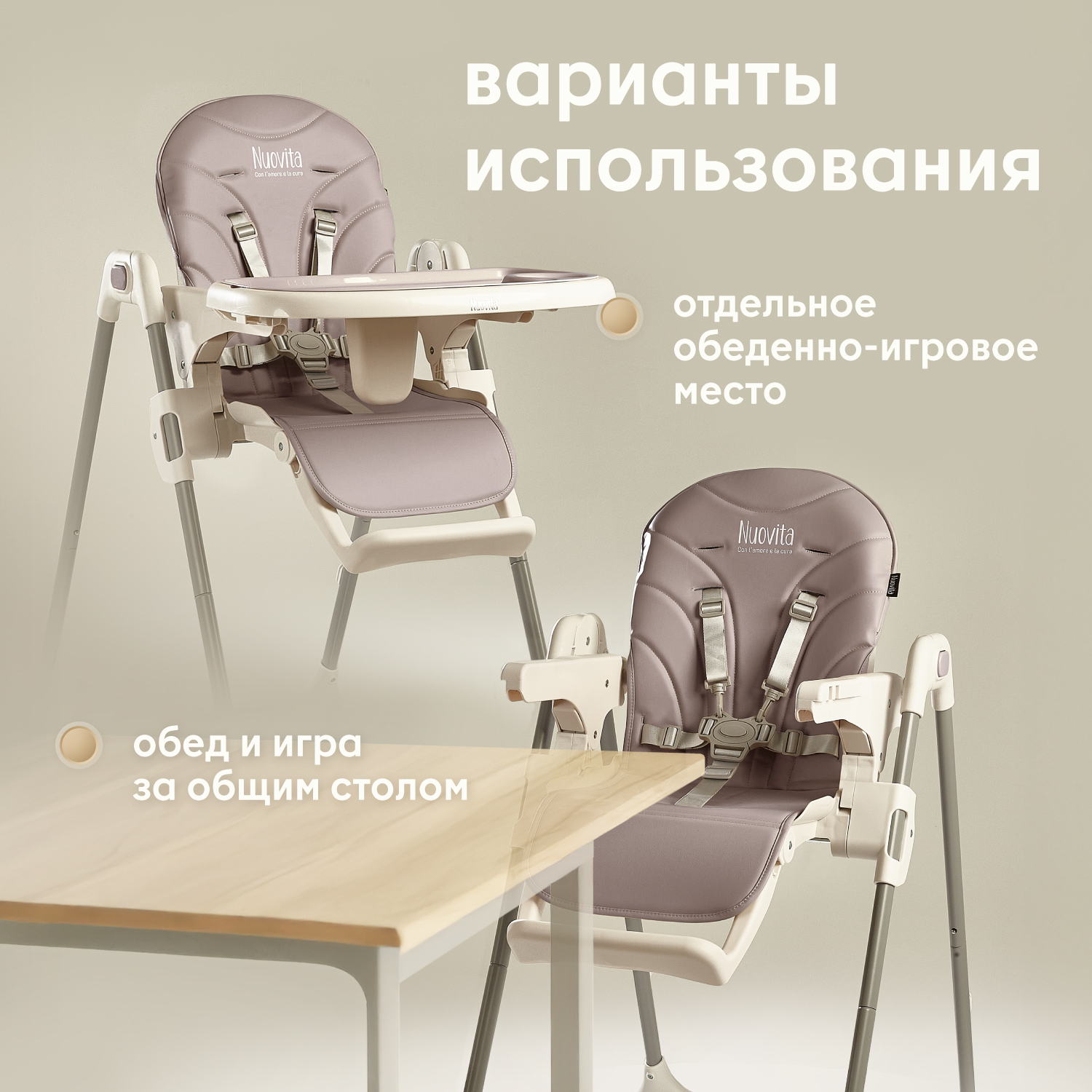 Стульчик для кормления Nuovita Nativo - фото 4