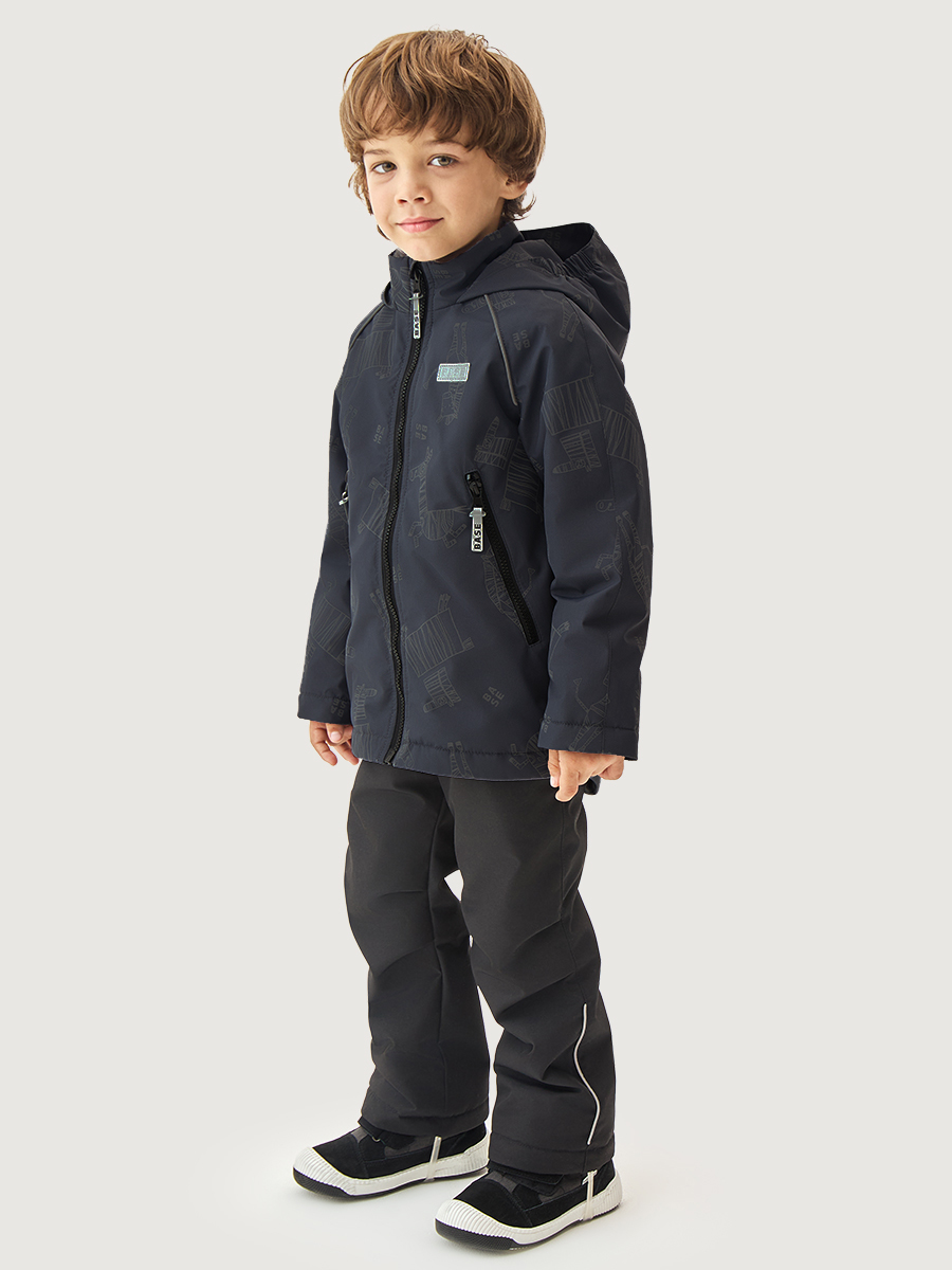 Ветровка BASE by NIKASTYLE б4л10126 графит - фото 9