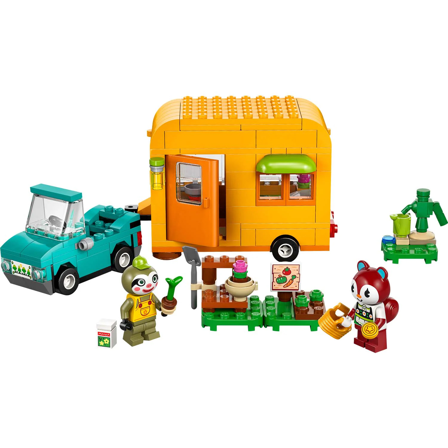 Конструктор LEGO Animal Crossing Фургон Лейфа 263 дет. - фото 5