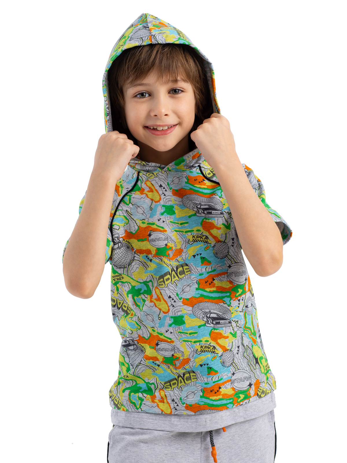 Футболка с капюшоном Kapika LKBCT05-90 - фото 2