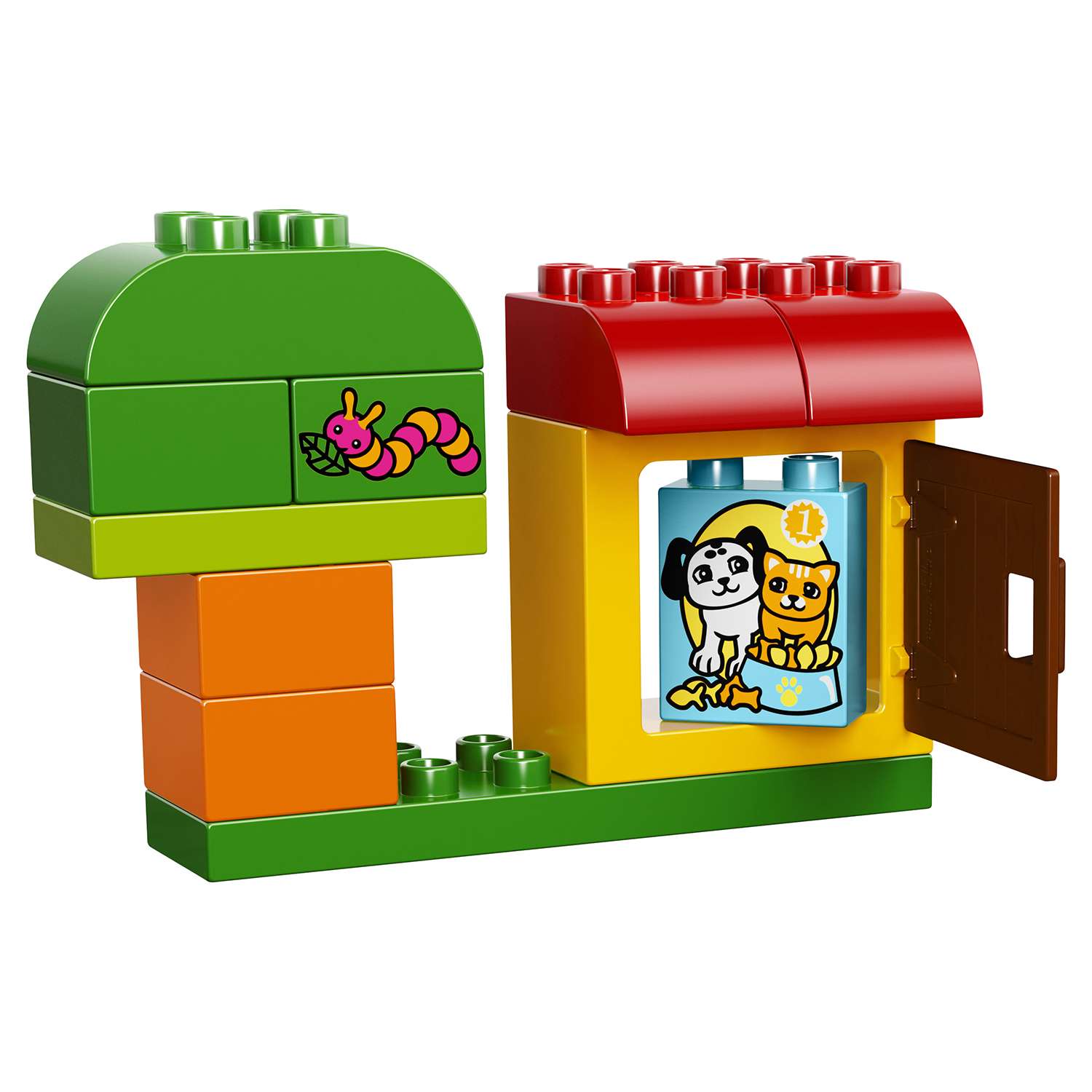 Конструктор LEGO DUPLO Лучшие друзья: кот и пёс блочный - фото 7