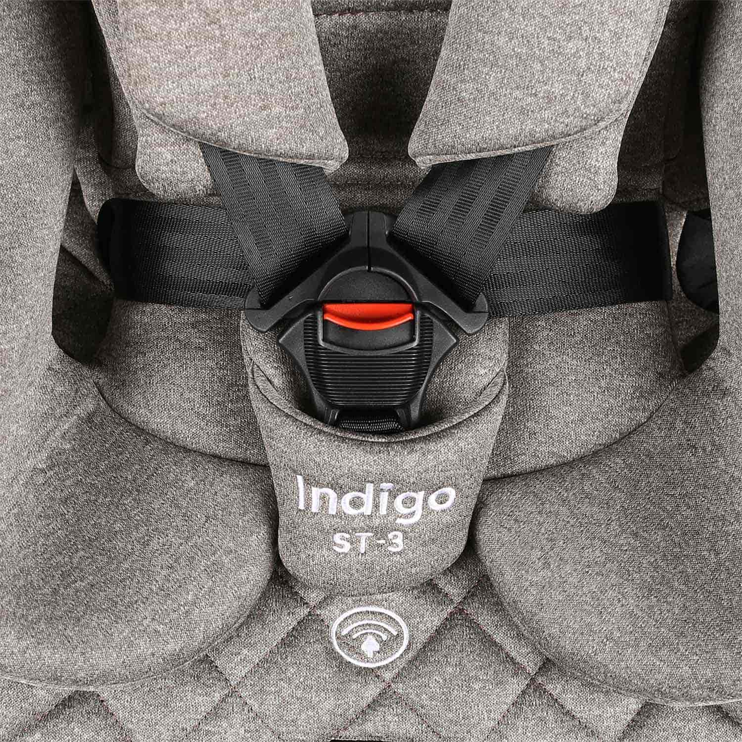 Автокресло Indigo Aero Isofix 0+/1/2/3 (0-36 кг) бежевый - фото 19