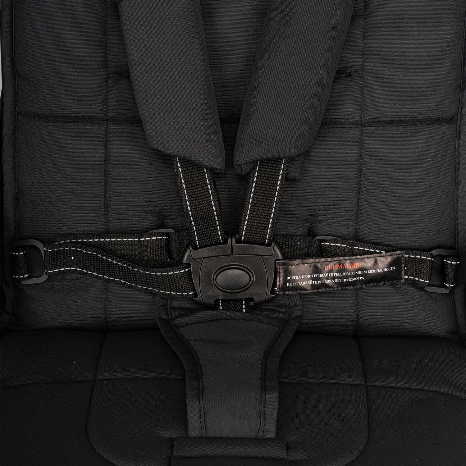 Коляска прогулочная Indigo Wind с автосложением, черный - фото 26