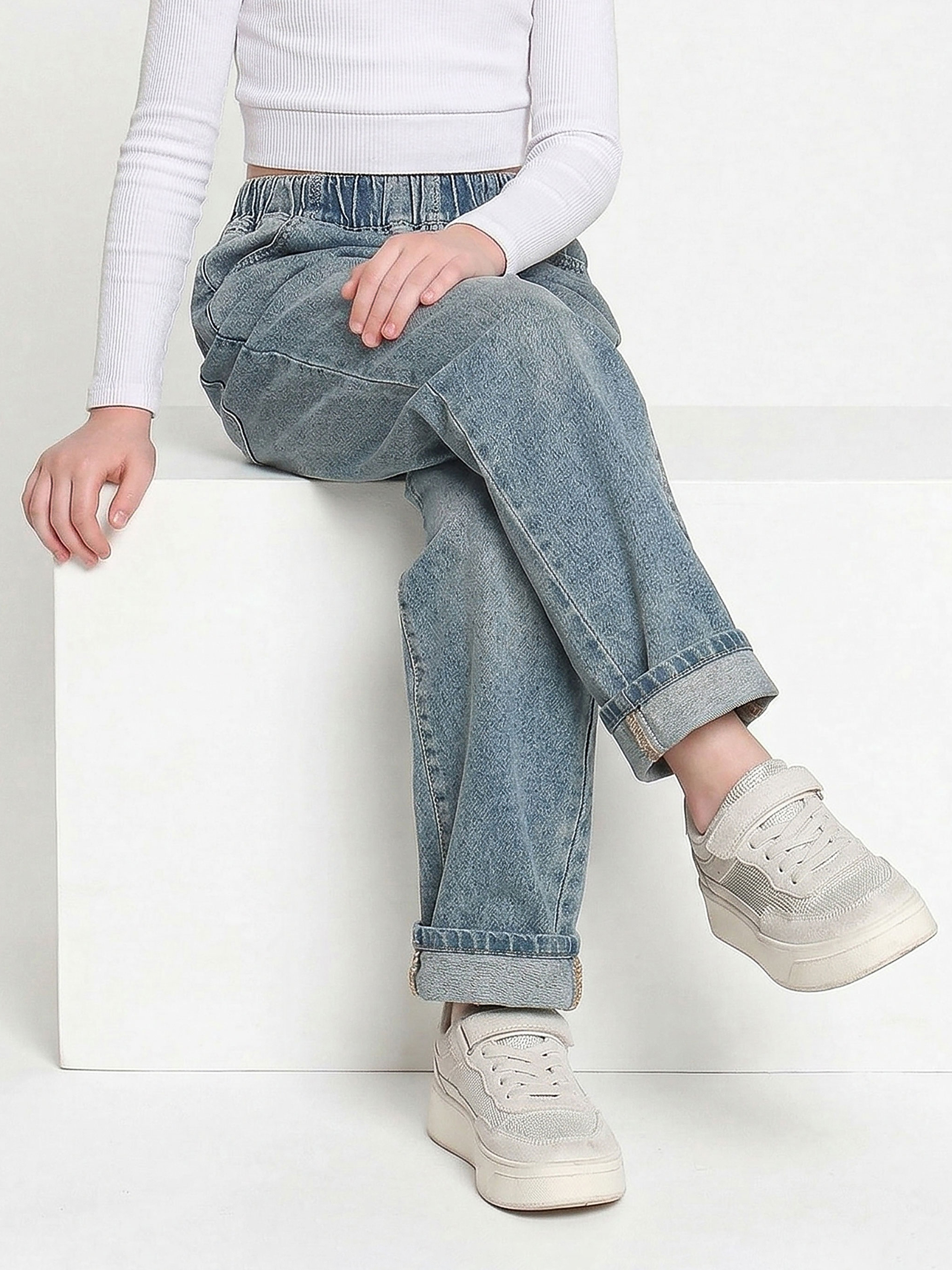 Джинсы-бананы СИНИЙ МИР R3-IL - фото 13