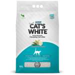 Наполнитель для кошек Cats White комкующийся с ароматом Марсельского мыла 10л