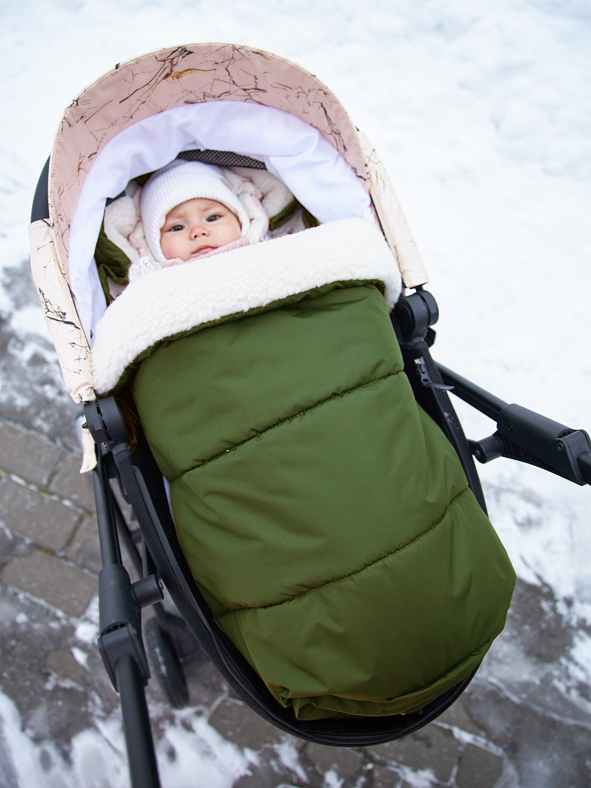 Конверт в коляску Осьминожка Трансформер зеленый - фото 20