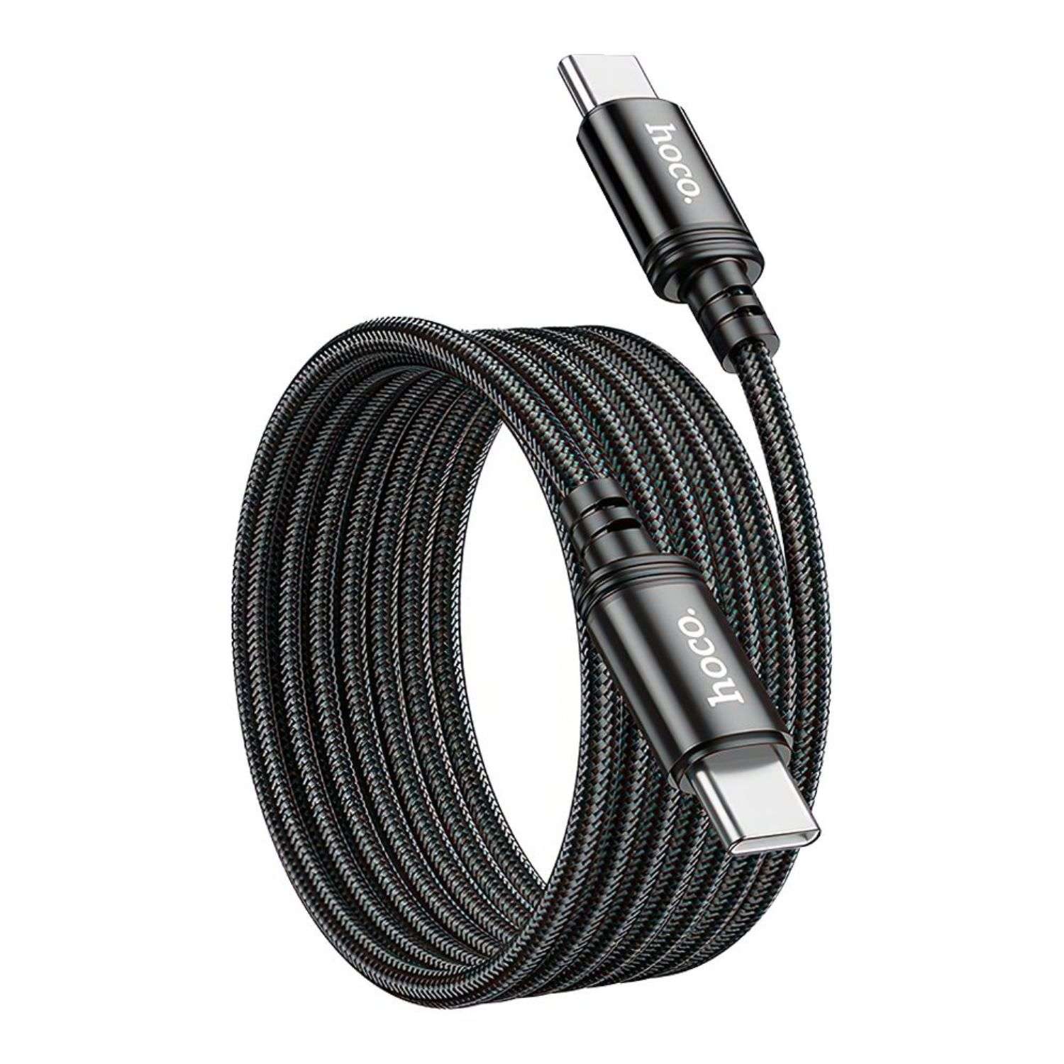 Кабель USB-C hoco X89 Wind Type-C 3А 60W 2м нейлон - фото 4