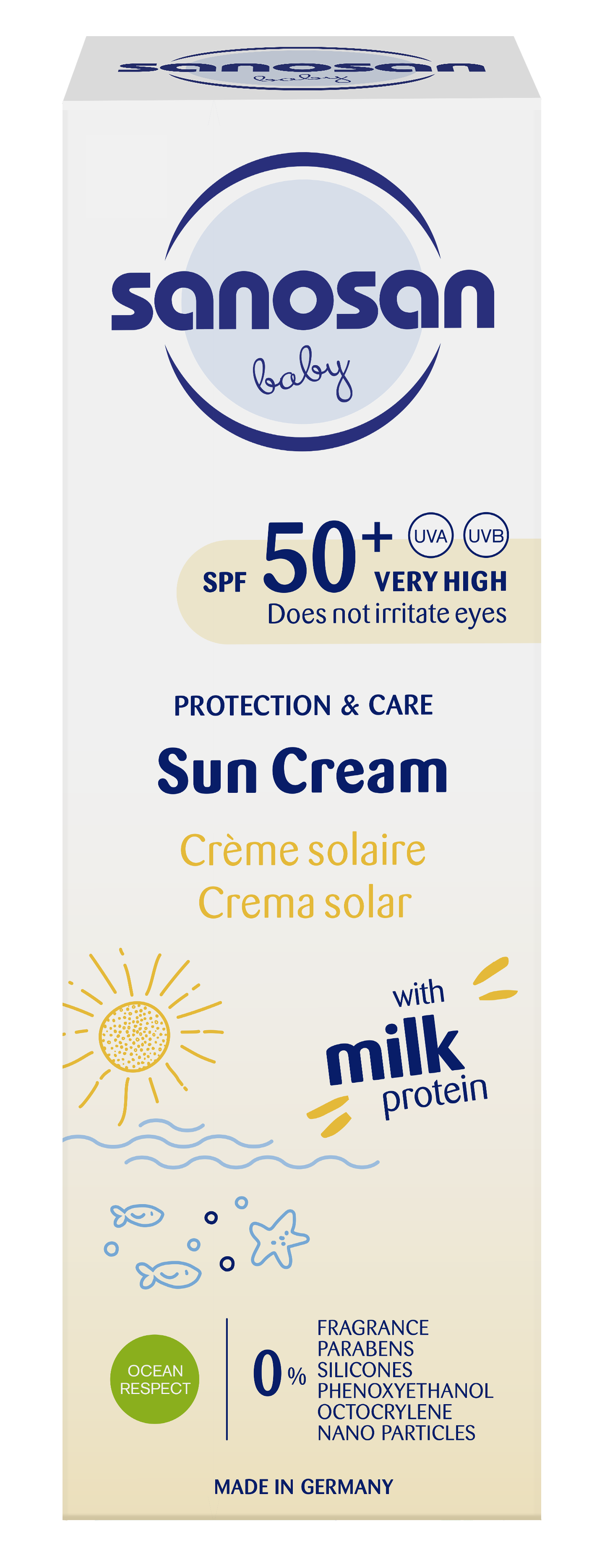 Крем Sanosan солнцезащитный 75мл - фото 2